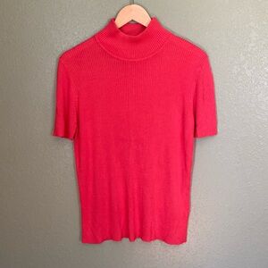 Nordstrom Silk Mock Neck